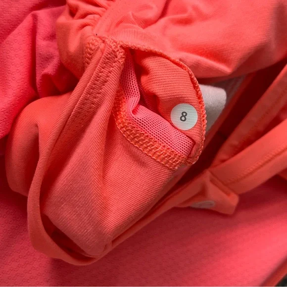 lululemon athletica Orange Wrap It Up Tank Size 8 - Picture 8 of 8